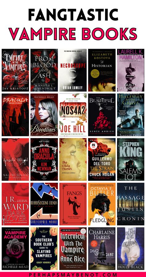 Sink your teeth into the must-read vampire books #books #bestbooks #vampires #bookstoread #halloween Vampire Book Aesthetic, Best Vampire Books, Intp Books, Vampire Books To Read, Vampire Library, Vampire Novels, Vampire Romance Books, Vampire Book, Vampire Novel