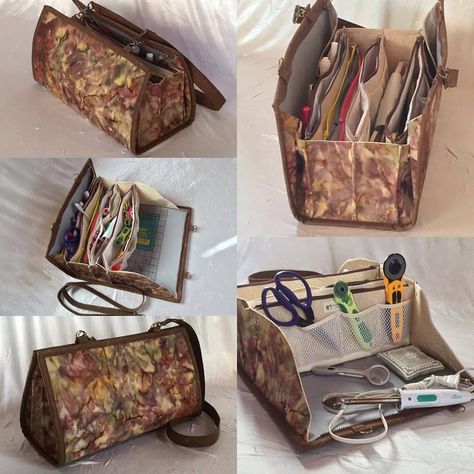 Quilters Bag, Sac Diy, Small Sewing Projects, Organizer Bag, Sewing Organization, Craft Bags, Easy Sewing Projects, Love Sewing, Fabric Bags