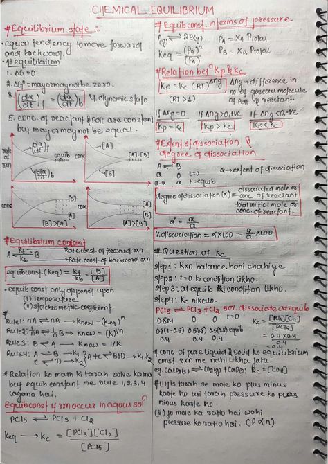 Chemical Equilibrium Quick Revision Sheet Chemical Equilibrium Formula Sheet, Equilibrium Formula Sheet, Chemical Equilibrium Short Notes, Equilibrium Formula, Chemical Equilibrium Notes, Equilibrium Notes, Nomenclature Chemistry, Chemical Equilibrium, Study Physics