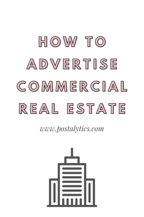 The key is having a robust marketing strategy in place and a combination of personalization, targeting, automation, and printed advertising material. How to advertise a commercial property to rent or sell and ensure qualified prospects see it? The key is having a robust marketing strategy in place and a combination of personalization, targeting, automation, and printed advertising material. Let’s take a look at how this can be achieved, click on the link! Commercial Real Estate Creative Ads, Advertising Real Estate, Commercial Real Estate Marketing, Property Ad, Hotel Marketing, Advertising Methods, Real Estate Advertising, Advertising Space, Real Estate Ads