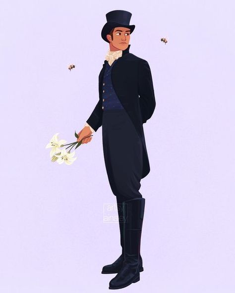 Viscount Bridgerton, Bridgerton Fan Art, Bridgerton Characters, 1800 Aesthetic, Bridgerton Fanart, Moon Lovers Drama, Benedict Bridgerton, Anthony Bridgerton, Regency Era Fashion