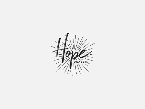 Hope Dealer by Chad Austin on Dribbble Hope Logo Design, Hope Logo, Gem Logo, Author Branding, Festival Logo, Hope Design, Arm Band Tattoo, Drinks Logo, Christian Pictures