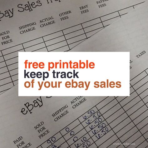 This eBay Sales Tracker is a free printable. It's almost like a spreadsheet and it is so easy to use. It makes keeping track of all your eBay sales a breeze Ebay Inventory Organization, Ebay Office, Inventory Printable, Inventory Organization, Ebay Selling Tips, Sales Template, Sales Tracker, Reselling Business, Ebay Hacks