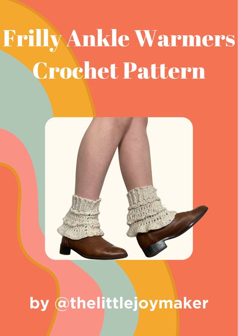 Crochet Ankle Warmers Free Pattern, Ankle Warmers Crochet, Crochet Ankle Warmers, Ankle Warmers, Basic Crochet, Cottagecore Fashion, Crochet Basics, Crochet Accessories, Mitten Gloves