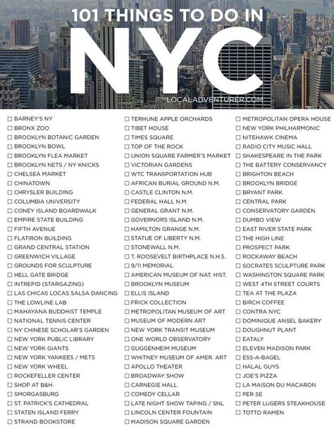 City Bucket List, New York Bucket List, Nyc Bucket List, Things To Do In Nyc, New York City Vacation, New York Vacation, Voyage New York, To Do In New York, Ny Trip