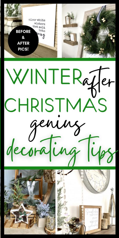 Cheap Winter Decor, Winter Decorations For Home After Christmas, Winter Shelf Styling, Winter Cabin Decor Ideas, Boho Winter Decor Living Rooms, Winter Themed Home Decor, January Farmhouse Decor, Decorating With Snowmen For Winter, Hobby Lobby Winter Decor