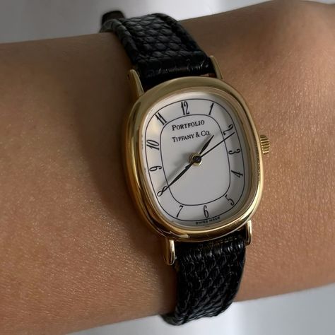 Vintage Tiffany Oval Watch will be available today at 5pm pacific time! Oval Watches, Vintage Tiffany, Neck Piece, Jewelry Box