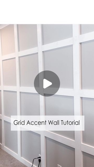 Kerry & Brenda | DIY besties on Instagram: "Grid board and batten accent wall tutorial coming at you! We used 1x4” primed finger joint boards. This online calculator makes is so easy to figure out the measurements for all the cuts! So accurate!   Now moving on to wood filling all the nail holes, all the seams and then caulking and painting. Stay tuned! Cheers! 🥂 #accentwall #boardandbatten #diyproject" 1x4 Board And Batten, How To Calculate Board And Batten, Board And Batten Wall Grid, Grid Board And Batten Wall, Wall Grid Ideas, Square Board And Batten Wall, Square Accent Wall, Grid Accent Wall, Batten Board Walls