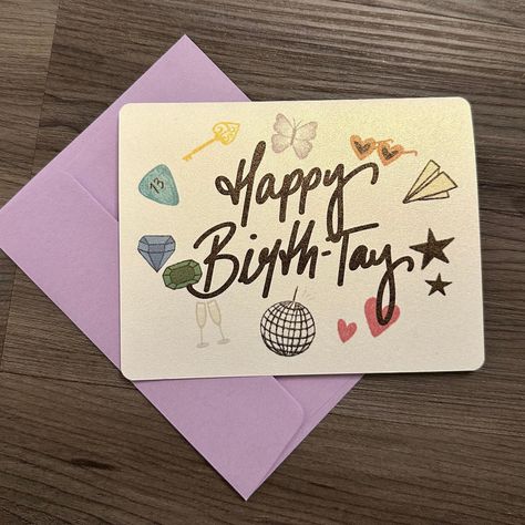 Taylor Swift Happy Birthday Cards, Taylor Swift Birthday Card Ideas Diy, Birthday Card Ideas Taylor Swift, Taylor Swift Birthday Card Ideas, Taylor Swift Birthday Cards, Taylor Swift Inspired Birthday, Taylor Swift Card, Taylor Swift Birthday Card, Birthday Doodles