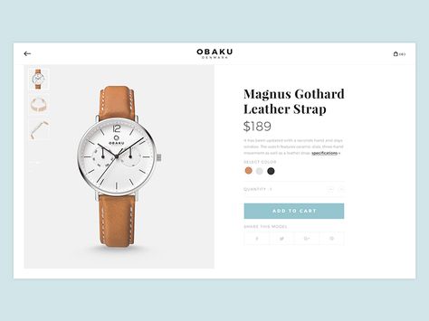 Obaku, Product page Product Details Page Ui, Product Page Ui Design, Product Page Web Design, Product Detail Page Design, Product Page Layout, Product Page Ui, Website Product Page, Product Web Page, Ecommerce Product Page