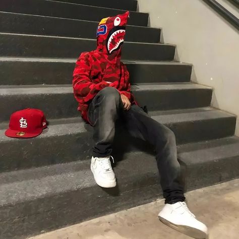 Bape Shark Hoodie Outfit, Bape Hoodie Aesthetic, Bape Hoodie Outfit, Bape Hoodie Men, Jordan 4 Outfit Men, Bape Shark Hoodie, Jackets Hoodie, My Love Photo, Bape Outfits