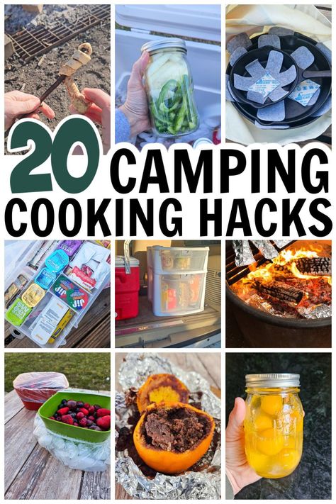 Make camp cooking way easier with these camping ideas to save time, space and clean up. Tricks to use while camping in your camp kitchen that every camper should know. Camping Lake, Camping Essentials List, Camping Hacks Food, Camping Hacks Diy, Easy Camping Meals, Summer Corn Salad, Boat Food, Lake Food Ideas Summer, Lake Food Ideas