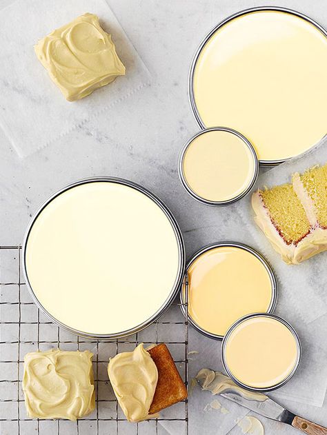 With colors so delicious you could eat them, the lighter end of the yellow color spectrum tends to be for anyone looking for a color that won’t overpower: http://www.bhg.com/decorating/color/paint/yellow-paint-colors/?socsrc=bhgpin031814buttercreamyellow&page=2 Yellow Paint Colors, Farmhouse Paint Colors, Farmhouse Paint, Yellow Paint, Interior Paint Colors, Paint Palette, Yellow Painting, Paint Colors For Home, Mellow Yellow