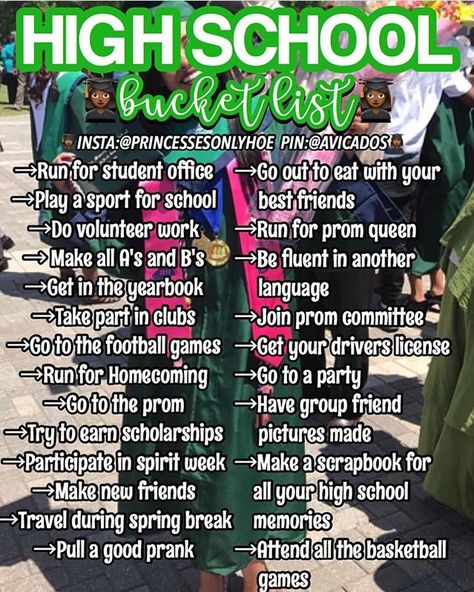 @natalia_vozna High School Bucket List, Schul Survival Kits, Freshman Advice, School Routine For Teens, Freshman Tips, Middle School Hacks, School Survival Kits, School Preparation, Diy Rangement