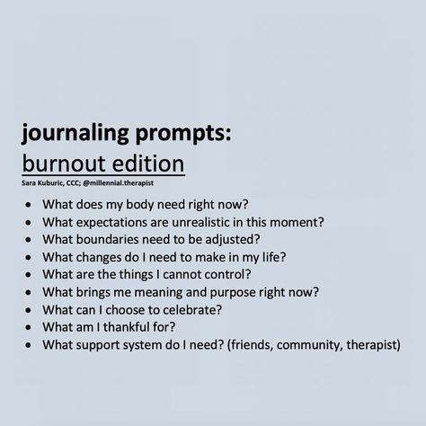 Compassion Fatigue, Healthy Coping Skills, Burnout Recovery, Mental Health Activities, I Need Friends, Writing Therapy, Need Friends, Journal Writing Prompts, Some Questions