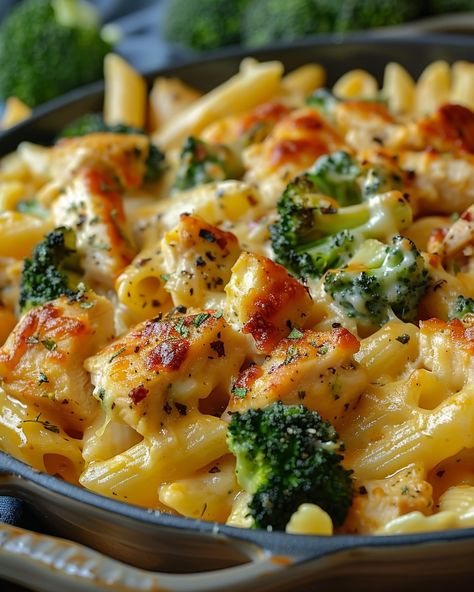 Chicken And Pasta Recipes Easy, Pasta With Chicken And Broccoli, Broccoli Chicken Pasta, Chicken And Broccoli Recipes, Chicken And Pasta Recipes, Chicken Broccoli Pasta Recipes, Chicken And Broccoli Pasta, Delish Dinners, Broccoli Pasta Recipe