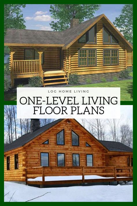 Open Cabin Floor Plans, Ranch Style Log Home Floor Plans, Ranch Log Cabin Homes, Ranch Style Cabin Plans, Single Story Cabin Floor Plans, Log Cabin Plans One Story, Log Home Plans One Story, Ranch Style Log Homes, 1 Story Cabin Floor Plans