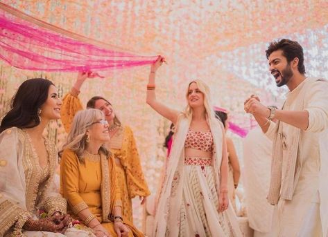 Sunny Kaushal, Bride’s Mother, Vicky Kaushal, Marriage Photos, Haldi Ceremony, Bollywood Wedding, Looking Dapper, Wedding Function, Katrina Kaif