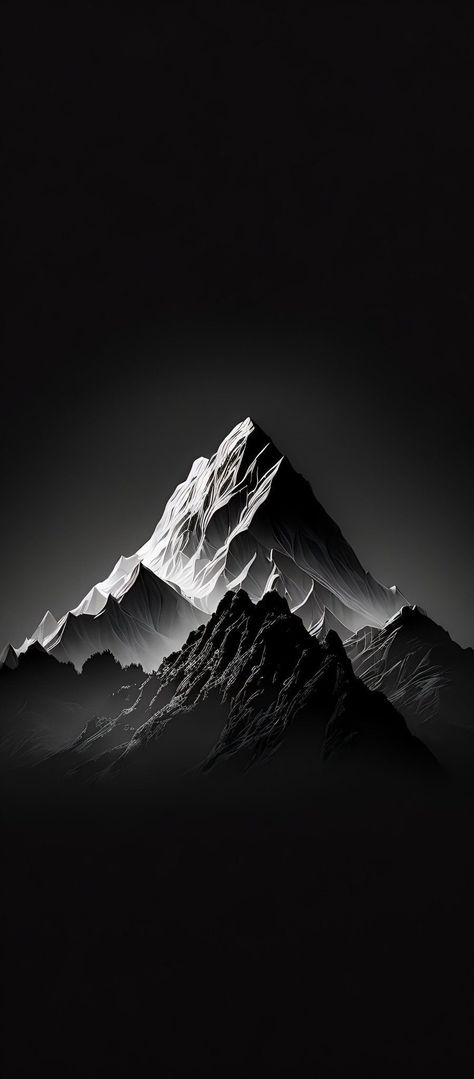 Cool Wallpapers Black And White, Iphone Dark Theme, Iphone Minimalist Wallpaper, Iphone Wallpaper Mountains, Iphone Wallpaper Gradient, Xperia Wallpaper, Minimalist Wallpaper Phone, Iphone 6s Wallpaper, Dark Mountains