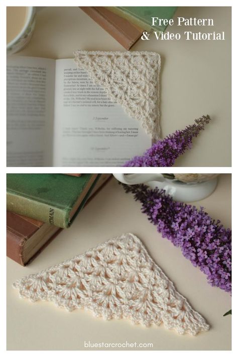 Crocheted Bookmarks, Crochet Bookmarks Free Patterns, Easy Crochet Bookmarks, Marque-pages Au Crochet, Quilling Butterfly, Bookmark Crochet, Vintage Bookmarks, Star Crochet, Crochet Bookmark Pattern