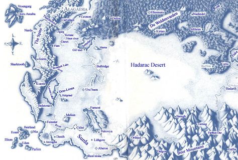 Christopher Paolini's hand-drawn Map of Alagaesia from the Inheritance Cycle. I read the first at 13, and finished the last right when I turned 20. If any map could represent my teen years, this is it. The Inheritance Cycle, Eragon Saphira, Inheritance Cycle, Christopher Paolini, Hand Drawn Map, Dragon Rider, Fantasy Map, High Fantasy, Arte Fantasy