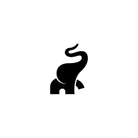 Elephant Logo Design Creative, Elephant Icon, Elephant Logo Design, Zoo Logo, Elephant Vector, Elephant Graphic, Elephant Artwork, Logo Silhouette, Elephant Silhouette