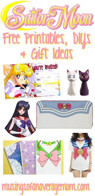 Everything Sailor Moon: Free printables including birthday ideas, DIYs and gift ideas. The Ultimate Party, Week 218 Moon Party Ideas, Sailor Moon Party, Sailor Moon Crafts, Sailor Moon Birthday, Sailor Moon Wedding, Bday Stuff, Sailor Moon Cat, Moon Birthday, Moon Baby Shower