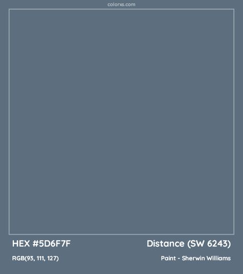 Distance Sherwin Williams Cabinets, Blue Gray Kitchen Cabinets, Munsell Color System, Grey Blue Kitchen, Analogous Color Scheme, Paint Color Codes, Picture Molding, Monochromatic Color Palette, Sherwin Williams Colors