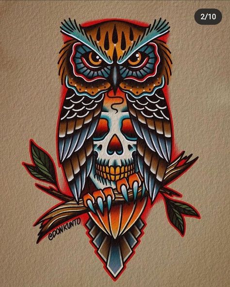 Sailor Jerry Hand Tattoo, American Traditional Geometric Tattoo, Traditional Recovery Tattoo, Neo Traditional Tattoos Men, Old School Mandala Tattoo, Old School Color Tattoo, Old School Tattoo Color, Traditional Owl Tattoo, Western American Traditional Tattoo