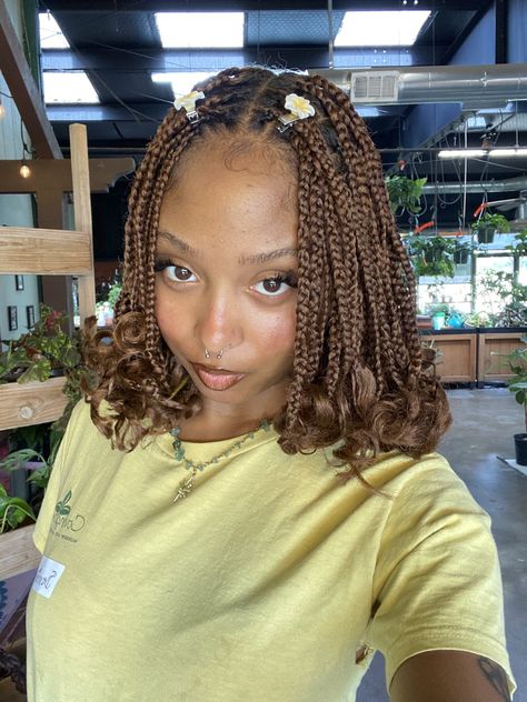 Short Box Braids Hairstyles, Beautiful Black Hair, Cute Box Braids Hairstyles, Protective Hairstyles Braids, Pretty Braided Hairstyles, Hairdos For Curly Hair, Girls Hairstyles Braids, Curly Girl Hairstyles, Long Braids