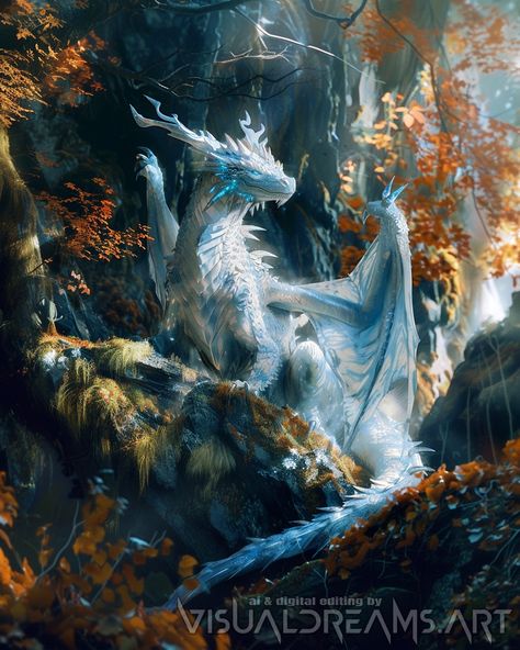 Magical ice dragon Ice Dragon, Fantasy Dragon, Character Portraits, Fantasy Art, On Instagram, Instagram, Art