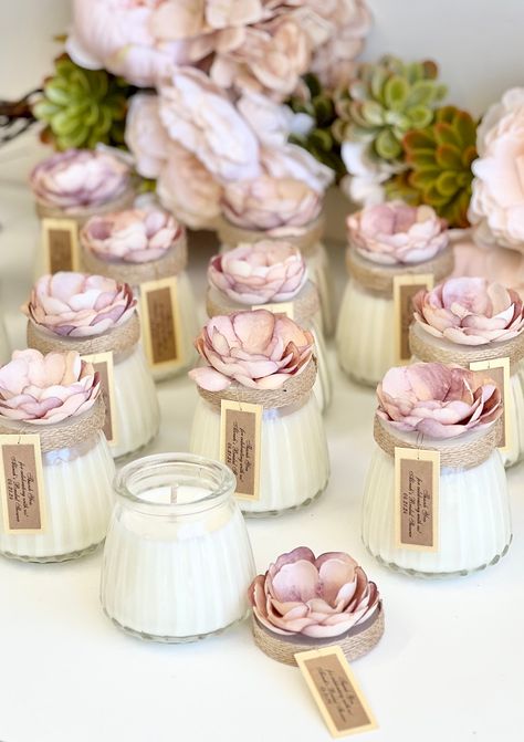 Dusty Candle Wedding Favors for Guests, Custom Party Candle Favors, Personalized Candle Favors, Candle Favors in Bulk, Candle Home Decor - Etsy Sage Home Decor, Custom Wedding Candles, Cherry Blossom Candle, Forest Candle, Personalized Candle Favors, Sage Home, Candle Favor, Candle Party Favors, Homemade Scented Candles