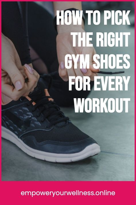 Gym shoes are an essential piece of gear for your fitness. Wearing the right type of athletic shoes for each fitness activity is can help you get more out of the workout and prevent injuries. Click to read this in-depth article that will guide you through how to choose the best workout shoes for any workout. Best Workout Shoes For Women Gym, Best Shoes For Weight Lifting Gym, Training Shoes For Women Gym, Cute Gym Shoes For Women, Best Workout Shoes For Women, Best Gym Shoes Woman, Lifting Shoes For Women, Hit Exercise, Gym Shoes For Women