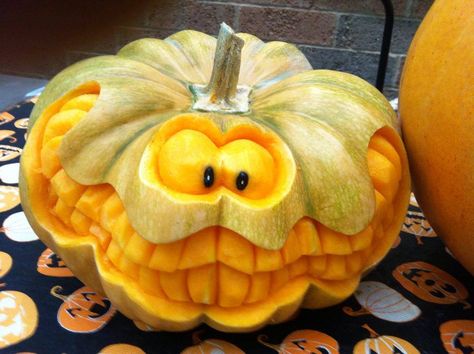 Stacked Pumpkin Carving Ideas, Complex Pumpkin Carving, Complex Pumpkin Carving Ideas, 3d Pumpkin Carving, Halloween Pumpkins Carvings Designs, Pumpkin Sculpting, Awesome Pumpkin Carvings, Halloween Pumpkin Crafts, Cute Pumpkin Carving