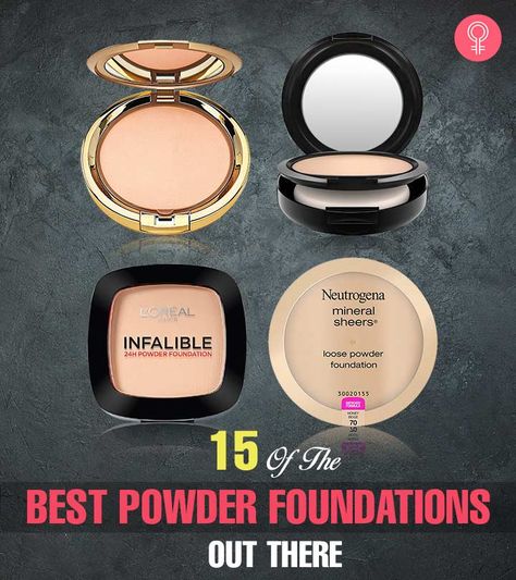 15 Of The Best Powder Foundations Out There Best Pressed Powder For Oily Skin, Best Drugstore Powder Foundation, Powder Foundation For Dry Skin, Powder Foundation For Oily Skin, Best Pressed Powder, Powdered Foundation, Drugstore Powder Foundation, Compact Powder Makeup, Best Drugstore Powder