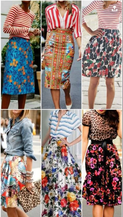 Floral And Polka Dots Outfit, Pattern Mixing Outfits Summer, Mix And Match Prints Outfits, Mix Match Pattern Outfits, Mix And Match Patterns Outfits, Mixing Patterns Fashion, Pattern Mixing Outfits, Mixed Prints Outfit, Mixing Prints Fashion