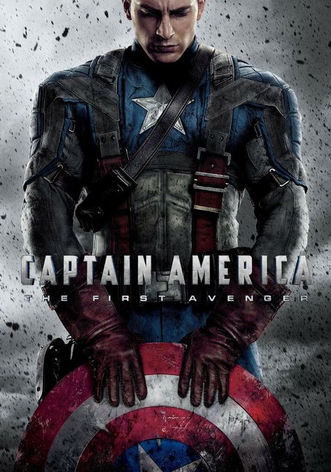 Captain America: The First Avenger Captain America 2011, Kapten Marvel, Captain America Poster, Avengers Movie Posters, Captain America The First Avenger, League Legends, The First Avenger, Avengers Poster, Captain America Movie