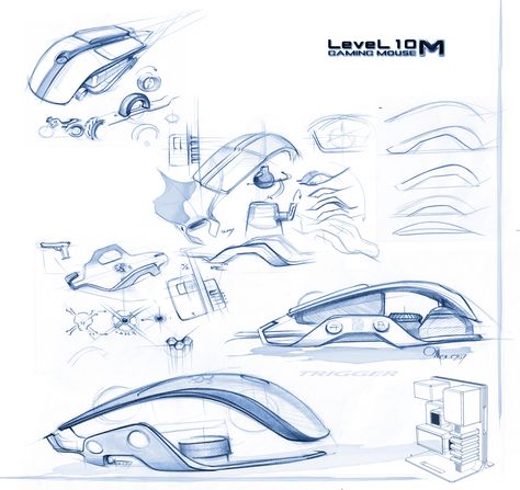 Design Sketches, Level 10 Gaming Mouse | O. Molody. Mouse Sketch, Concept Sketches, Industrial Design Sketch, Car Design Sketch, Sketches Tutorial, Car Sketch, Sketch Inspiration, Cool Sketches, Design Sketch