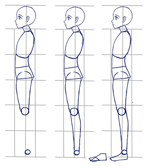 How to Draw Anime Side View - Full Body Profile | How To Draw ... Anime Side View, Side View Drawing, Manga Drawings, Drawing Anime Bodies, Body Tutorial, Profile Drawing, Drawing Lesson, Body Drawing Tutorial, Body Sketches