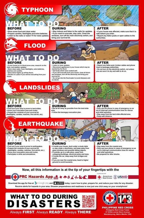 What To Do Before Typhoon, What To Do Before During After Typhoon, Tsunami Preparedness Infographic, Landslide Infographic Design, Typhoon Brochure, Landslide Infographic, Typhoon Infographic, Typhoon Preparedness, Natural Disasters Lessons