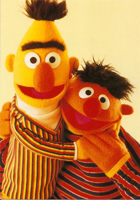 Bert & Ernie (Sesame Street) Ernie Sesame Street, Epi Y Blas, Beto Y Enrique, Ernie Und Bert, Famous Duos, Sesame Street Muppets, Bert & Ernie, Fraggle Rock, Sesame Street Characters