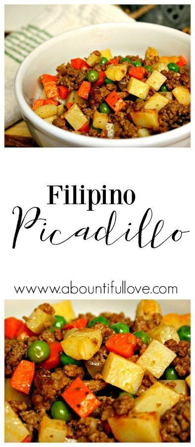 Here's an easy and super budget friendly recipe that I cook for my family that never fails to remind me of my home. Just a few ingredients and it doesn't involve hard to find ingredients. We love having this Filipino Picadillo recipes over our rice! Picadillo Recipe Filipino, Filipino Picadillo, Phillipino Food, Picadillo Recipe, Philippine Cuisine, Philippines Recipes, Carne Guisada, Philippines Food, Budget Recipes