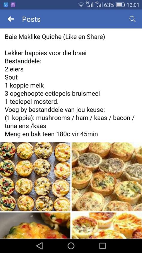 Sout Happies, Best Quiche Recipes, Easy Tart Recipes, Afrikaanse Resepte, Quiche Recipes Easy, Quick Recipes Snacks, Homemade Sausage, South African Recipes, Sausage Rolls