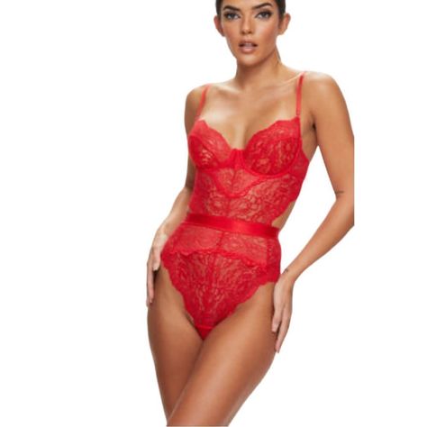 Ann Summers Red Lace Bodysuit Size Medium Us 8/10 Underwire Bra Adjustable Straps Two Adjustable Straps In Back Still Has Nordstrom Barb Attached New Without Tag Questions? Please Ask Red Lace Bodysuit, Ann Summers, Lace Bodysuit, Red Lace, Underwire Bra, Adjustable Straps, Nordstrom, Womens Tops, Size Medium