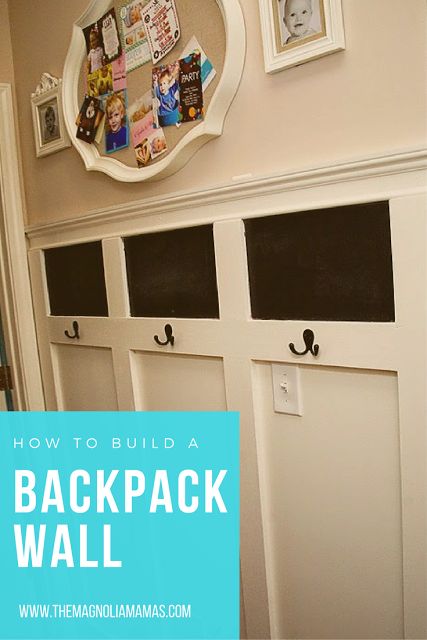 Backpack Storage Small Space Hallway, Backpack Station, Backpack Wall, Backpack Organizer, House Renos, Small Entrance, Hanging Ideas, Backpack Organization, House Color Palettes