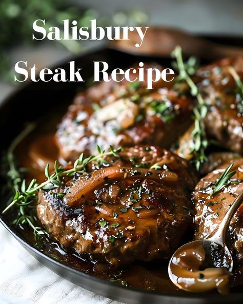 Alldelishes II Corn Free Diet, Knorr Spinach Dip, Salisbury Steak Recipe, Salisbury Steak Recipes, Dry Bread, Garlic Cheese Bread, Ginger Sauce, Salisbury Steak, Steak Recipe