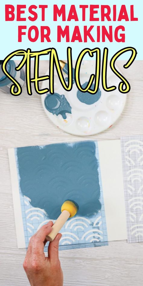 Easy Stencil Patterns, Diy Stencil Patterns, Homemade Stencils, Making Stencils, Make Your Own Stencils, Stencils Tutorials, Diy Stencil, Stencil Decor, Stencil Fabric