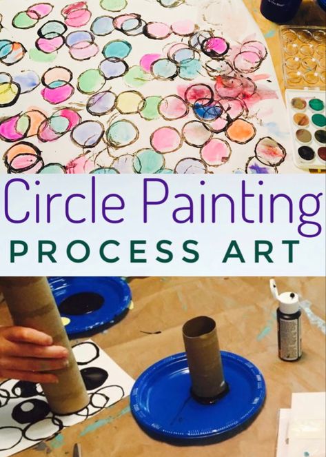 Shape Process Art, Reggio Art Activities Preschool, Process Art Eyfs, September Process Art Preschool, Circle Ideas For Preschool, Sensory Activities Special Needs, Circle Projects Preschool, Discovery Activities For Preschoolers, Preschool Group Projects