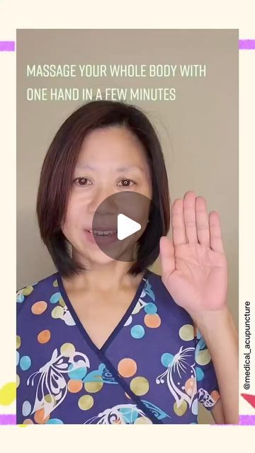 Pearl Gi on Instagram: "Using one hand, Massage your body everyday. Your muscles, internal organs, bone structures, and hormone system. Do this everyday .👩‍⚕️ Sharing this helpful tips from Acupuncturist Hiroko Shimoda but it is still best to see a healthcare professional/Doctor.Disclaimer:l am not the doctor in the video. She is Dr. Hiroko Shimoda. I started sharing her videos since it had helped me with most of my health concerns. Some of my friends became interested too and asked me to share more. Sharing is caring. I am not being paid by her and this is for educational purposes only.You can follow her here: https://www.facebook.com/MedicalAcupunctur?mibextid=LQQJ4d#medicalacupuncture #acupuncture #reflexology #acupressure #neuropathy #massage #wholebodyhealth #wholebodywellness #acupu Hand Accupressure, Healing Reflexology, Morning Yoga Stretches, Ear Massage, Acupressure Therapy, Hand Reflexology, Acupressure Massage, Massage Body, Body Gym