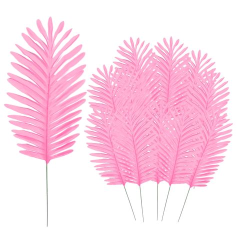 PRICES MAY VARY. Title: GWOKWAI 12pcs Artificial Palm Leaves Plants Tropical Large Palm Leaves Fern Leaves for Home Hawaiian Party Jungle Beach Table Leaf Decoration (Pink). Product Type: Categories > Home Décor Products > Artificial Plants & Flowers > Artificial Plants & Greenery Palm Springs Party Decor, Large Palm Leaves, Pink Dinosaur Party, Palm Leaf Plant, Palm Springs Party, Palm Springs Decor, Jungle Beach, Artificial Palm Leaves, Jungle Party Decorations